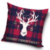 Vánoční polštářek Jelen s baňkami 40x40 cm