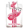 Dětské bavlněné povlečení NHL Detroit Red Wings White 70x90/140x200 cm