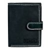 Kožená peněženka s ochranou RFID - JCBNC 36EH- BLACK
