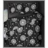 Francouzské bavlněné povlečení Black Dandelion 220x200/90x70