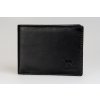 Pánská kožená peněženka JBNC 35 ČERNÁ / černé šití