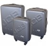 Sada 3 skořepinových kufrů JCB 006 šedá