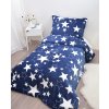 Aaryans Povlečení mikroplyš Hvězda modrá 140x200/70x90