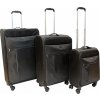 Sada 3 textilních kufrů JB 2068 černá