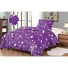 Aaryans vánoční povlečení mikroplyš Advent fialové 140x200/70x90cm