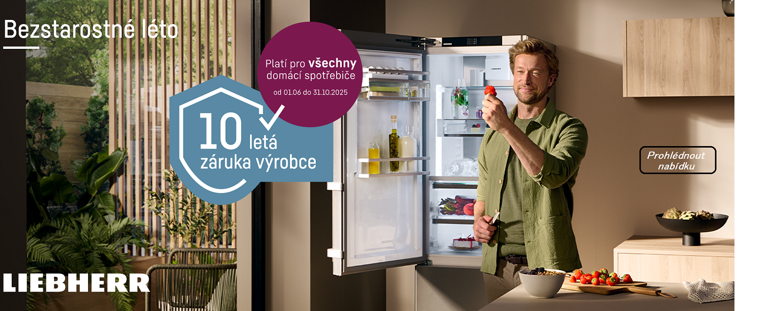 Liebherr akce 10 let záruka