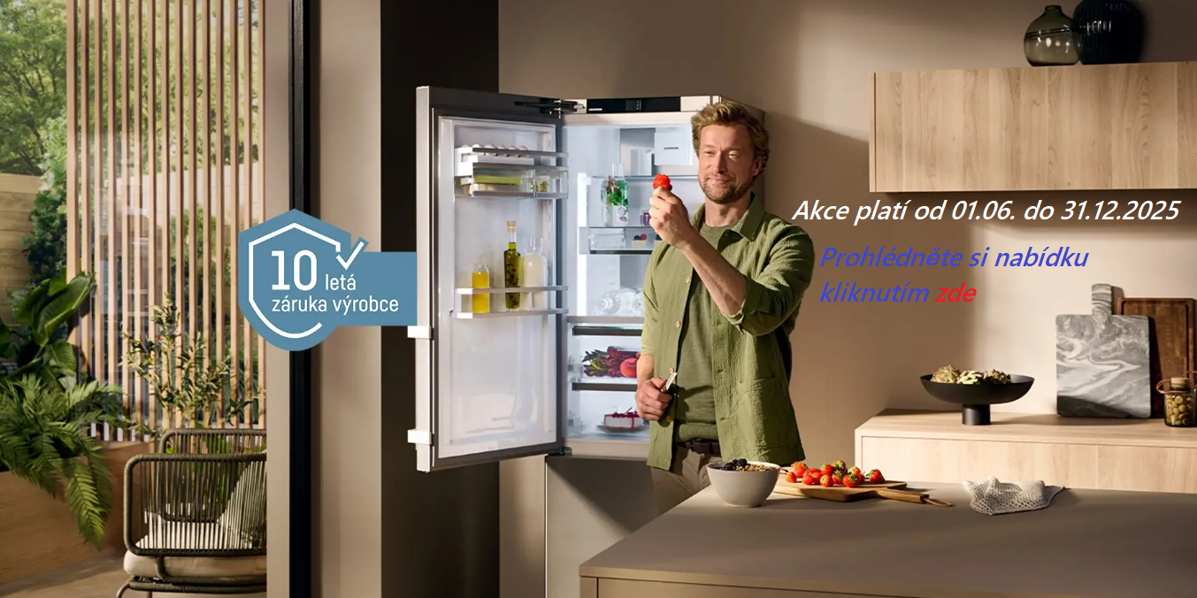 Liebherr akce 10 let záruka