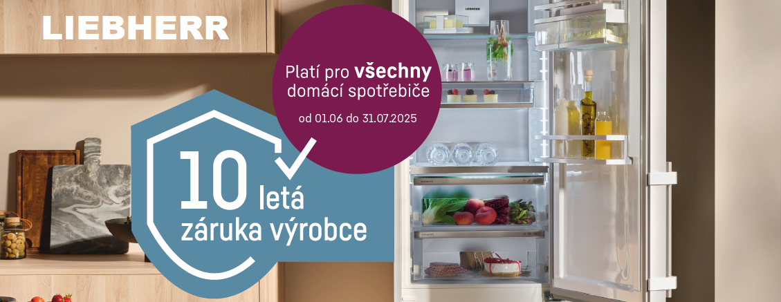 Liebherr akce 10 let záruka