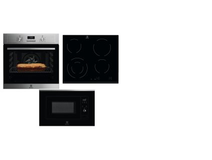 Set Electrolux EOF3H40X + EHF6241FOK + LMS2203EMX