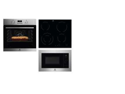 Set Electrolux EOF3H40X + EHF6241FOK + EMS4253TEX