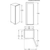 AEG RKB333E2DW Monoklimatická chladnička