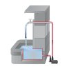 Heissner multifunkční čerpadlo regulovatelné 1400 - 2200 l/h, 27 W pro fontány, chrliče P2220E-00  + Slevový kupón 30,- Kč