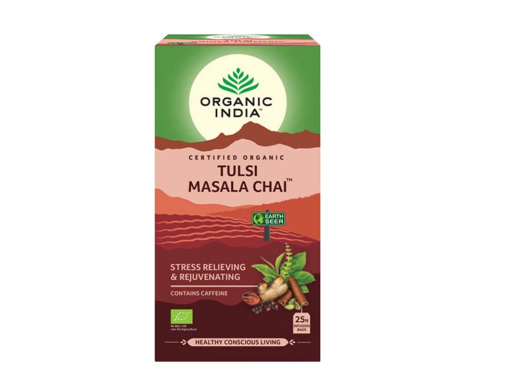 Screenshot 2023 07 06 at 14 39 01 Organic India Tulsi Masala Chai porciovaný čaj 25 vreciek Superstrava.sk staráme sa o Vaše zdravie