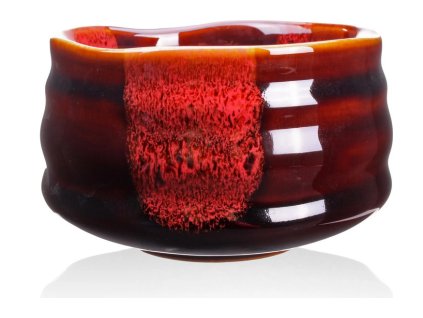 Miska na matchu Akai – ručne vyrábaná japonská keramická