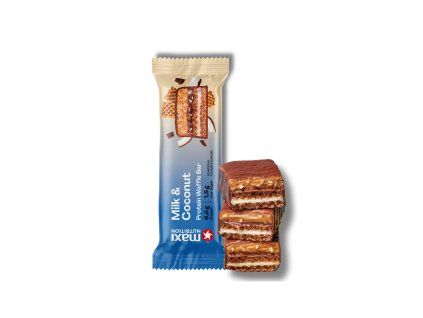 waffle protein bar milk and coconut 40gc