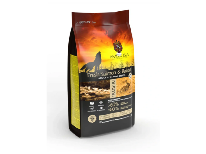 Ambrosia Fresh salmon & rabbit mini 1 5kg