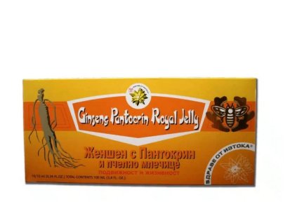 Harbin Yekong Ženšen PANTOCRIN royal jelly 10 x 10 ml Superstrava.sk staráme sa o Vaše zdravie