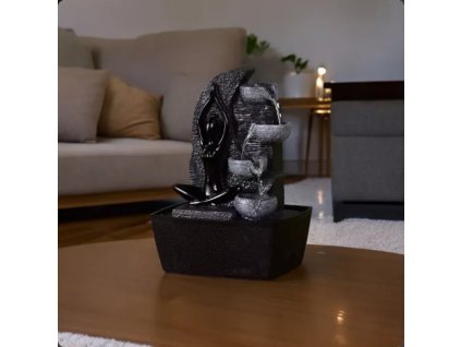 Indoor Fountain Yama Colored Light Relaxing Atmosphere Decor 2