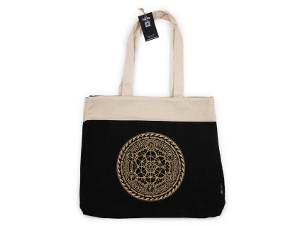 AWM Velká Nákupní Taška Čokoládová Stonewash 14oz - Svobodná Čakra 1ks