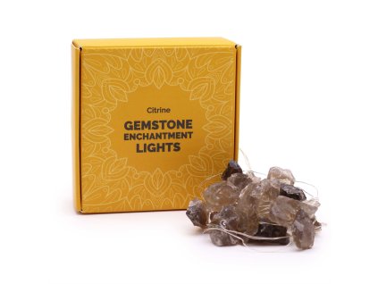 AWM LED Světelný Řetěz s Drahými Kameny - Citrit 1ks