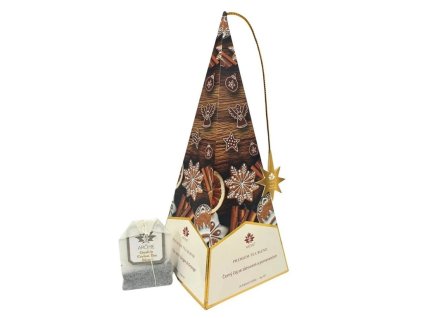 Čaj v pyramíde čierny s pomarančom a zázvorom Perníčky 20ks