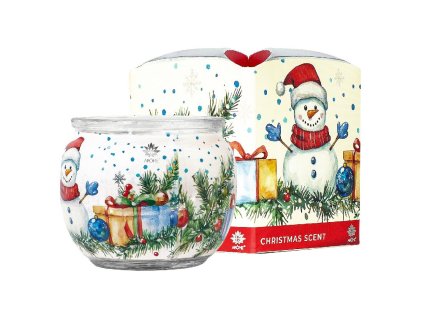 AROME Svíčka ve skle a flower boxu, Christmas Scent 90g