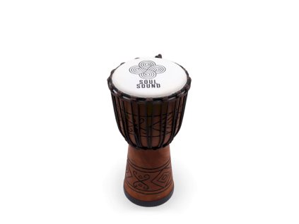 AWM Střední Profesionální Djembe Buben – Nízký Tón – Střední 40 cm (18 cm průměr) 1ks