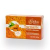 Exfoliating soap with turmeric extract