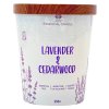 AROME Svíčka ve skle s kovovým víčkem Lavender & Cedarwood 255g