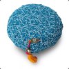 Meditation cushion Zafu Raja Turquoiseab