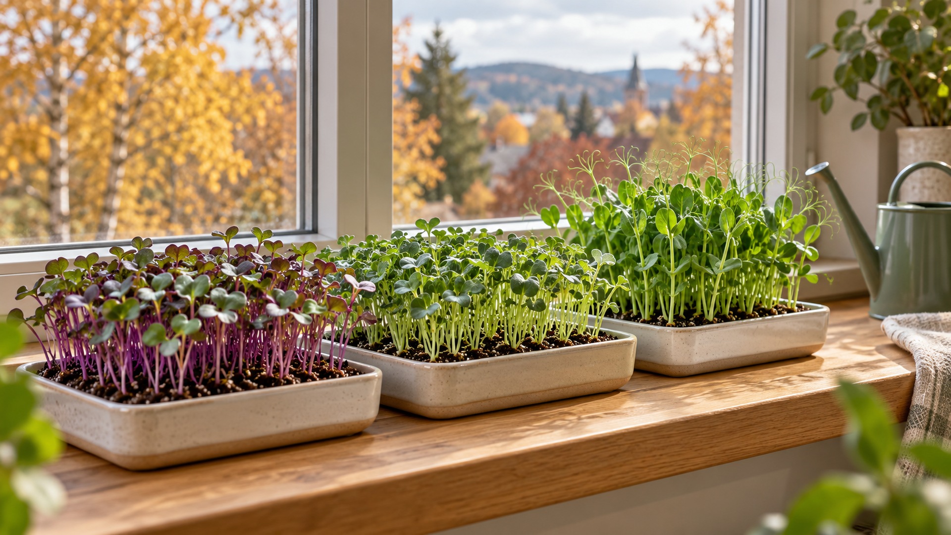Záhrada končí, čerstvá zelenina nemusí: Ako si vypestovať microgreens doma aj na jeseň?