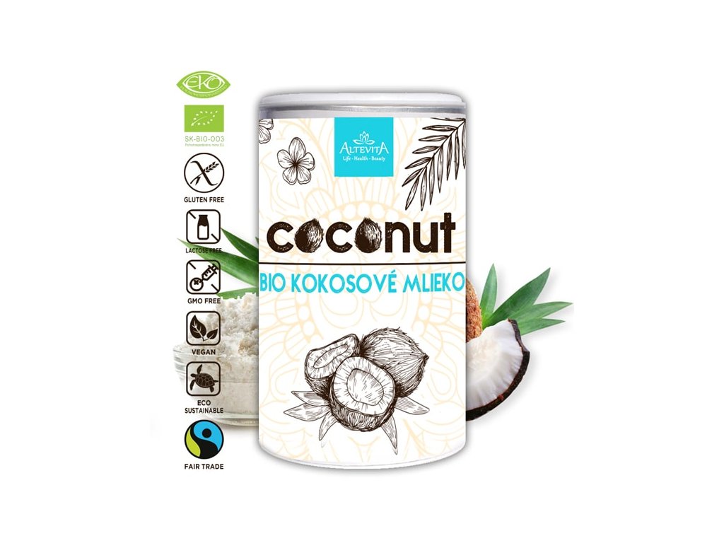 Altevita BIO kokosové mlieko 160g