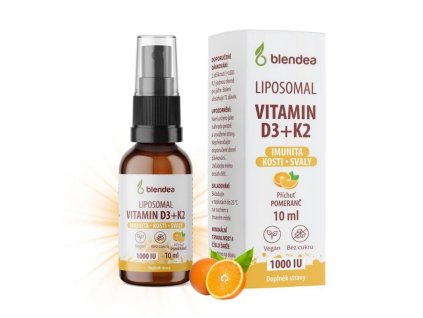 Lipozomální Vitamin D3 K2 sprej 10 ml blendea