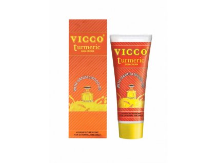 krem do twarzy z kurkuma i olejkiem sandalowym na zaskorniki cere tlusta 50g vicco
