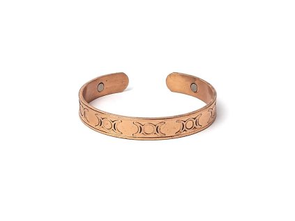 14070 medeny naramok s fazami mesiaca magneticky 1ks