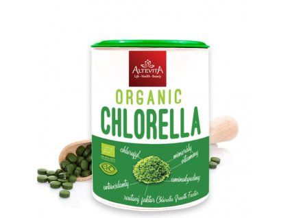 Altevita BIO Organic Chlorella 160g - 640 tablets