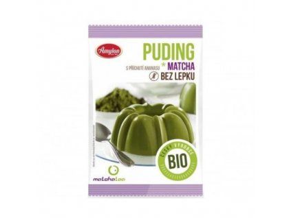 Kyosun BIO MATCHA pudding with pineapple flavour 40g