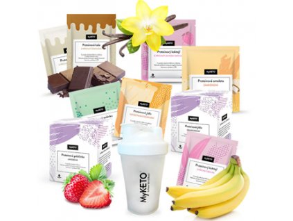MyKETO proteínová keto diéta MEDIUM1, výhodný diétny balíček (diéta na 14 dní) 70×40 g