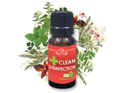 2 + 1 gratuit Altevita amestec de uleiuri esențiale CLEAN DISINFECTION 10ml