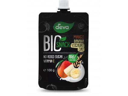 Bio Snack Mango Banana Yoghurt Oat package mockup