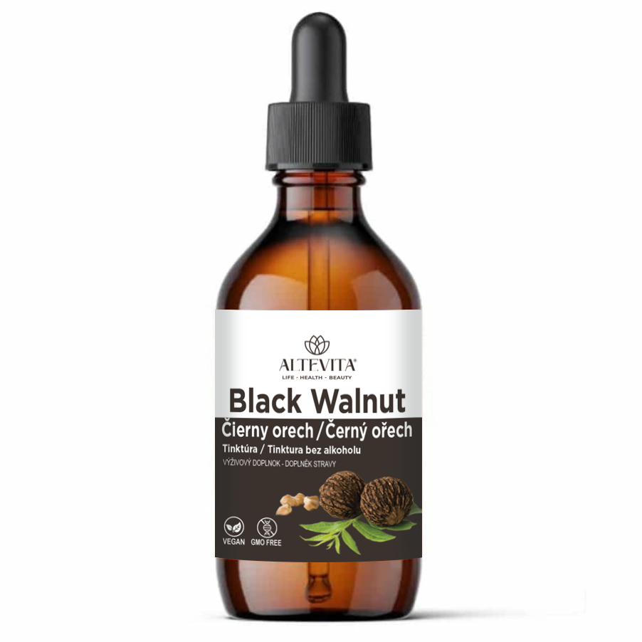 Altevita BLACK WALNUT – ČIERNY ORECH Tinktúra bez alkoholu 100ml