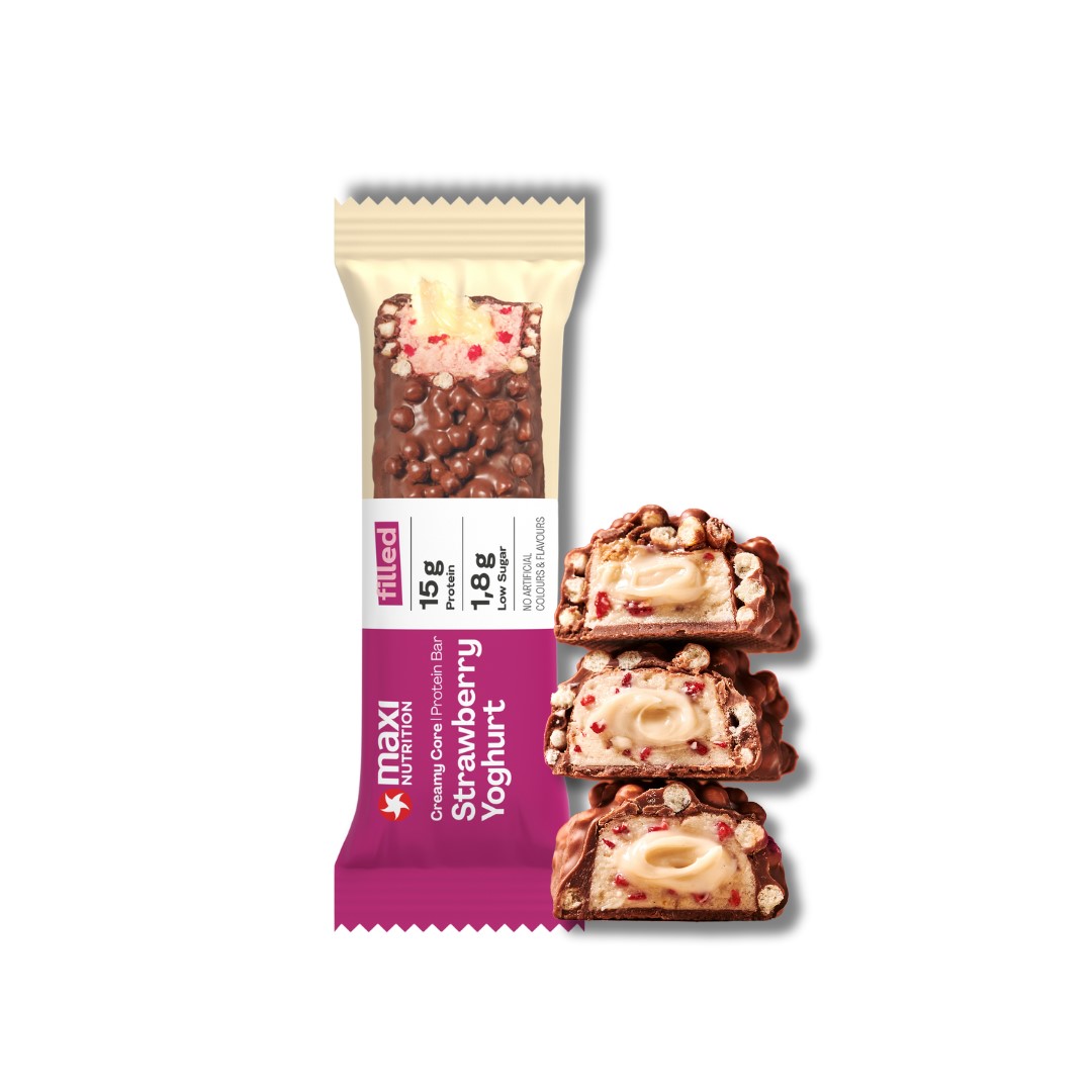 Maxi Nutrition Creamy Core Protein Bar strawberry yoghurt 45g