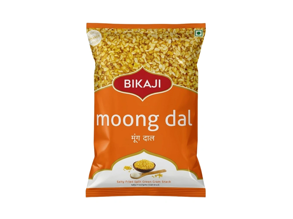 Bikaji Mung Dal solený vyprážaný, 200 g