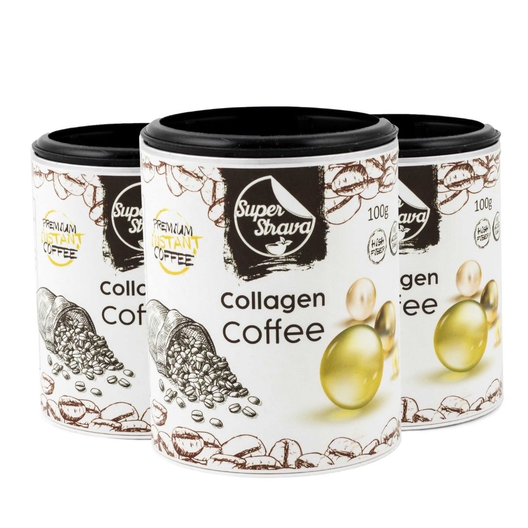 2 + 1 zadarmo Superstrava collagen Coffee 100g