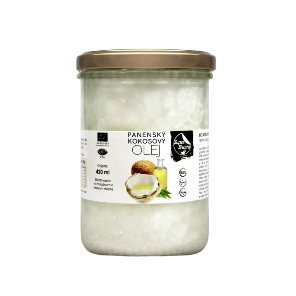 Superstrava BIO RAW panenský Kokosový Olej 420 ml