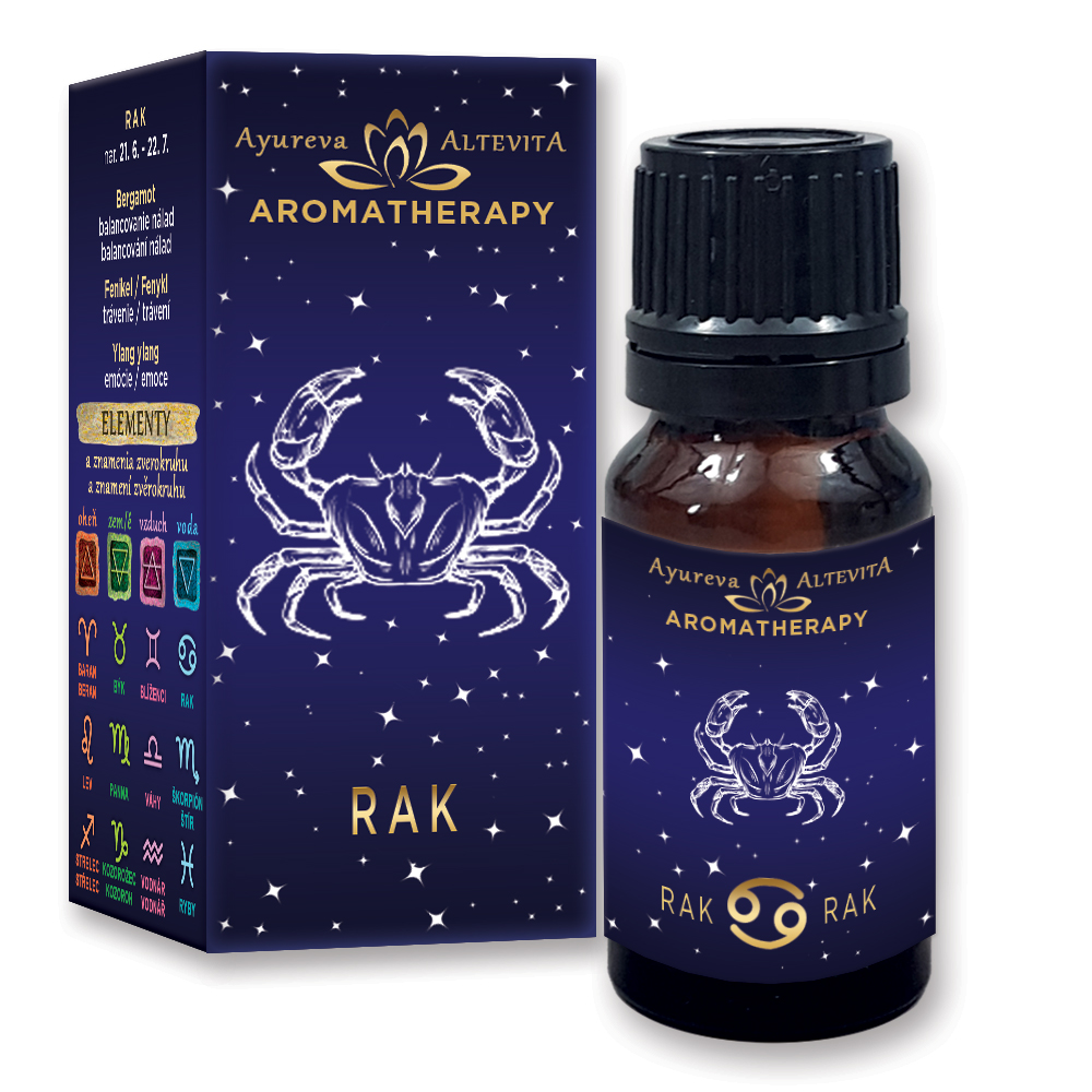Altevita zmes esenciálnych olejov ASTRO - RAK (CANCER) 10ml