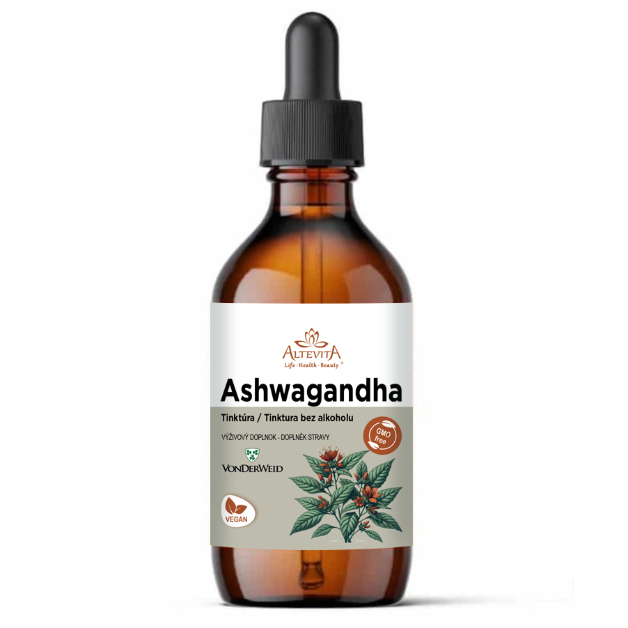 Vonderweid Ashwagandha tinktúra bez alkoholu 100ml