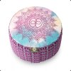 Meditation Cushion Chakra Style Purpleb