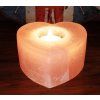 Himalayan Salt Candle Holder - HEART 1pc
