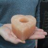 Himalayan Salt Candle Holder - HEART 1pc